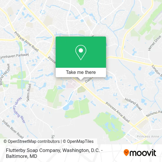 Flutterby Soap Company map