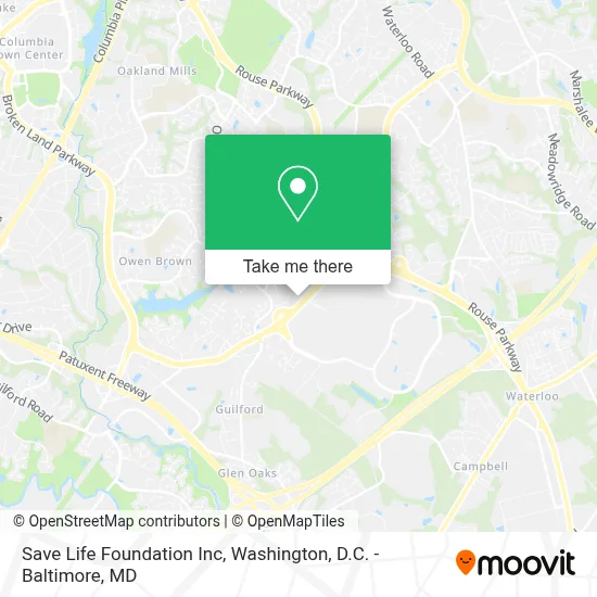 Save Life Foundation Inc map