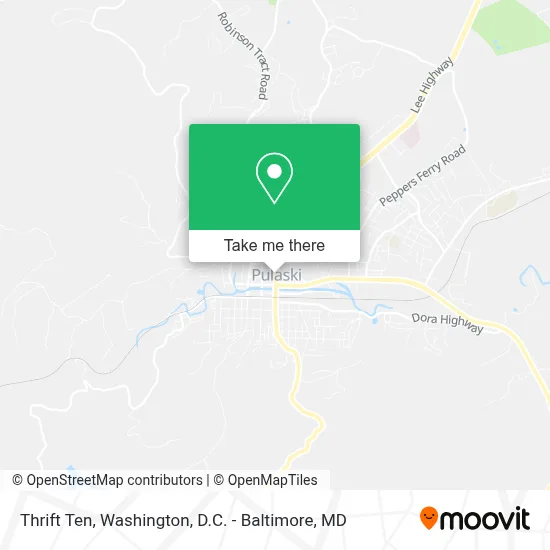 Thrift Ten map