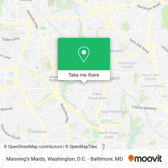 Manning's Maids map
