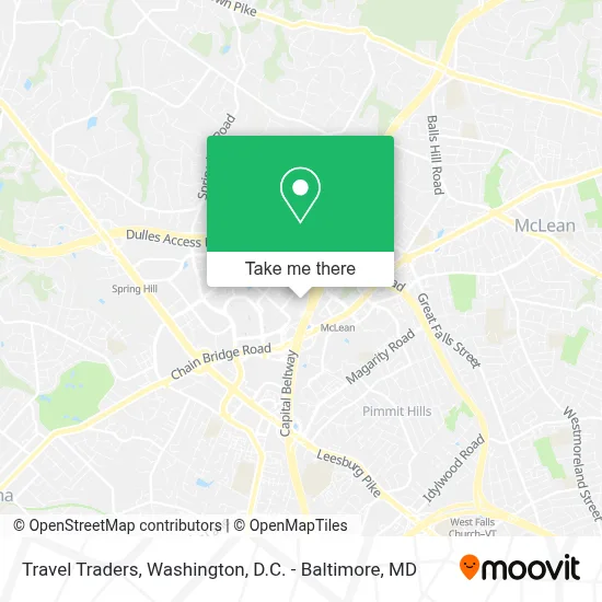 Travel Traders map