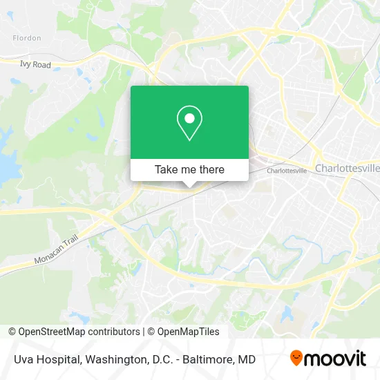 Uva Hospital map