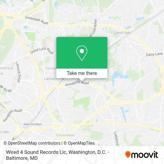 Wired 4 Sound Records Llc map
