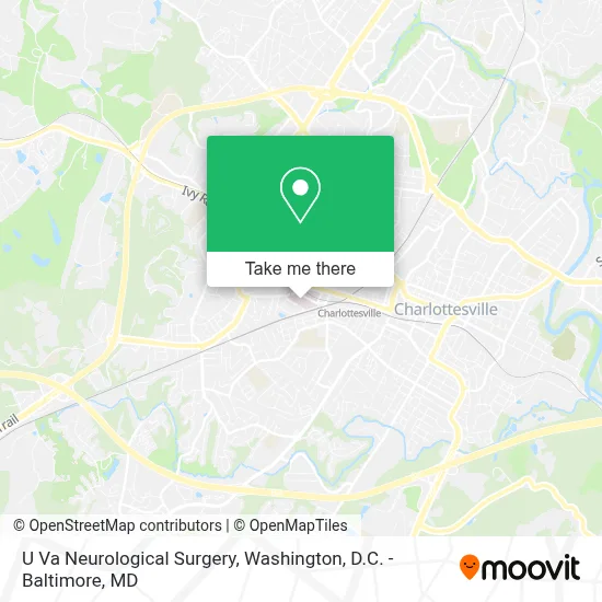 U Va Neurological Surgery map