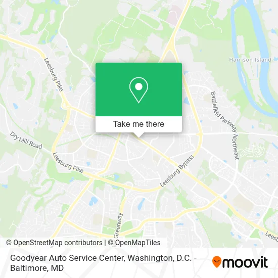 Goodyear Auto Service Center map