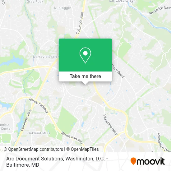 Arc Document Solutions map
