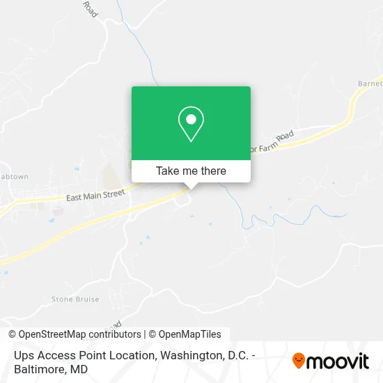 Ups Access Point Location map