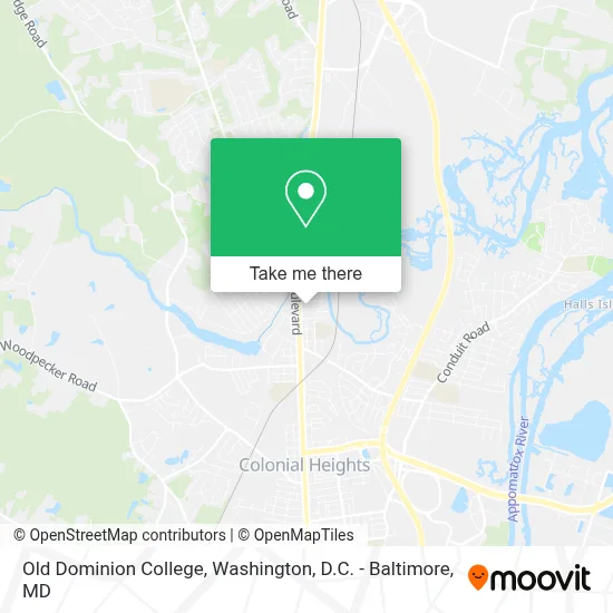 Old Dominion College map