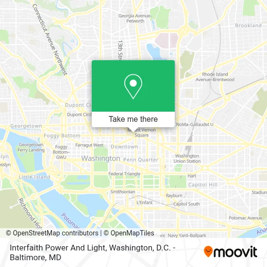 Interfaith Power And Light map