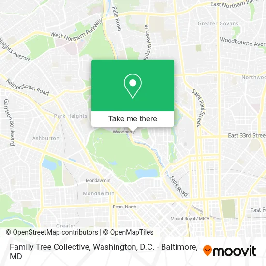 Family Tree Collective map