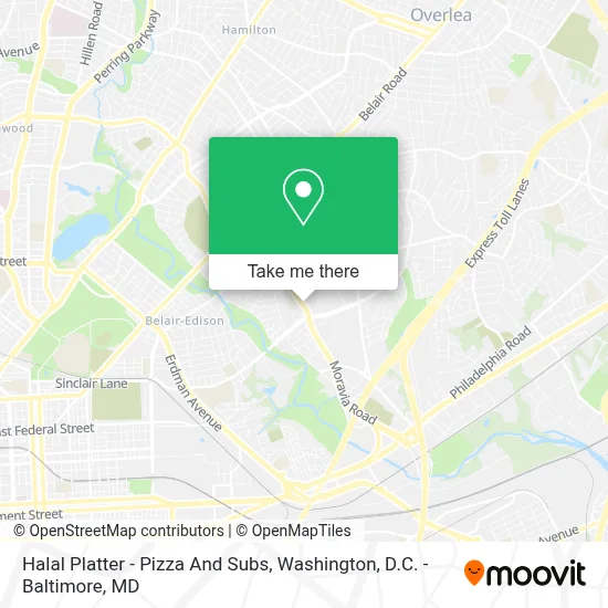 Halal Platter - Pizza And Subs map
