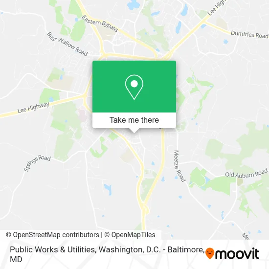 Public Works & Utilities map