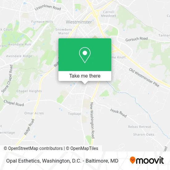 Opal Esthetics map