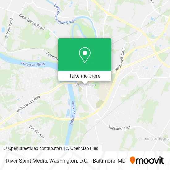 River Spirit Media map