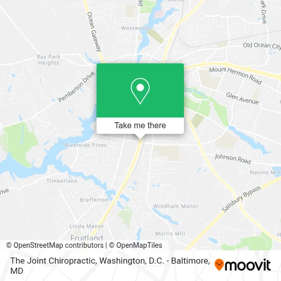 The Joint Chiropractic map