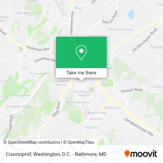 Cosmoprof map