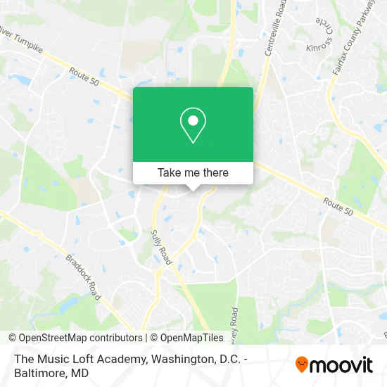 The Music Loft Academy map