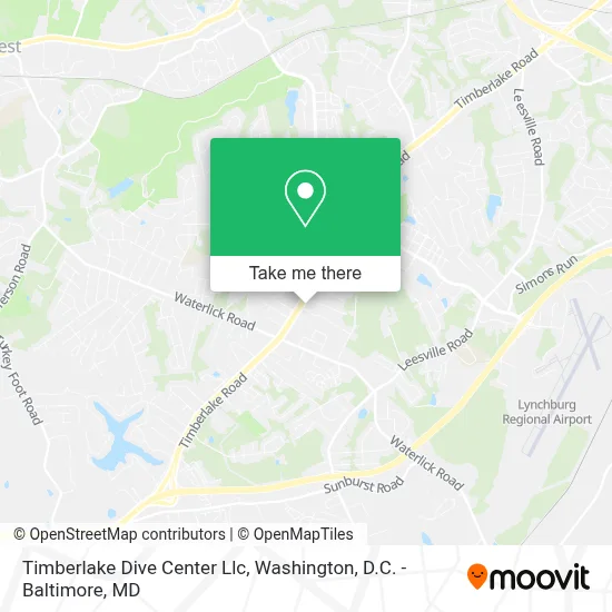 Timberlake Dive Center Llc map
