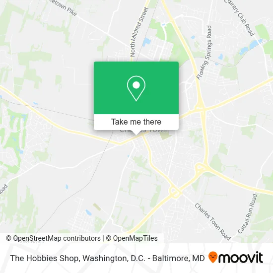 The Hobbies Shop map