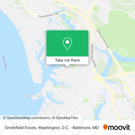 Smithfield Foods map