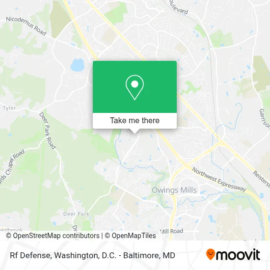 Rf Defense map