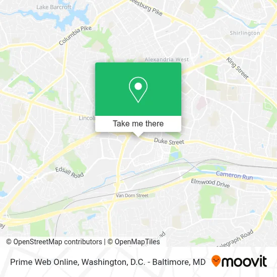 Prime Web Online map