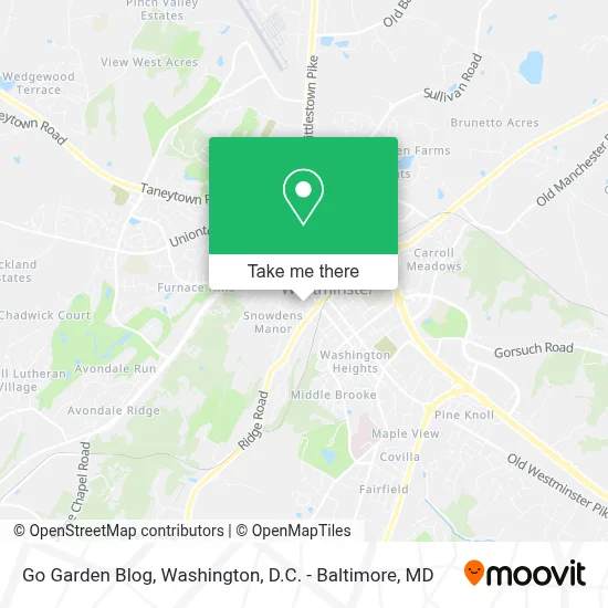 Go Garden Blog map