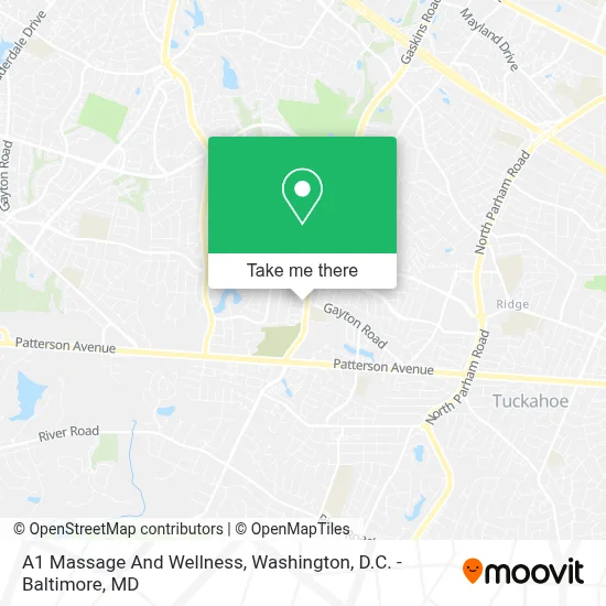A1 Massage And Wellness map