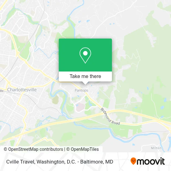 Cville Travel map