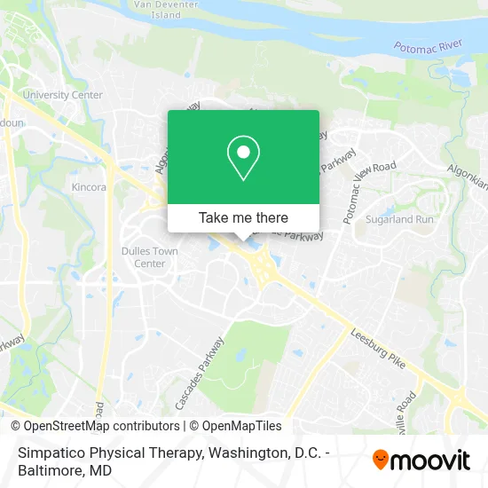Simpatico Physical Therapy map