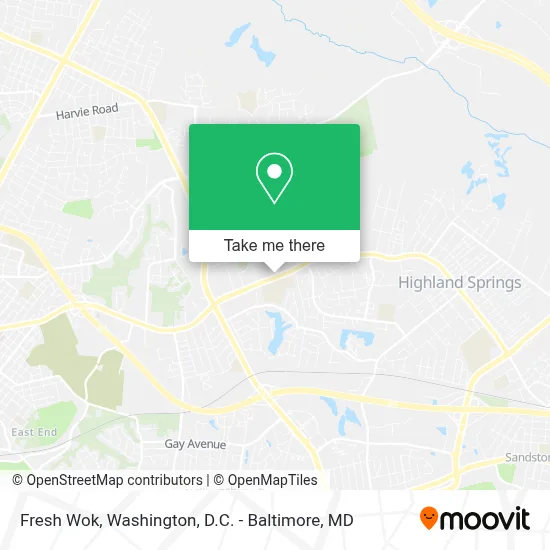 Fresh Wok map