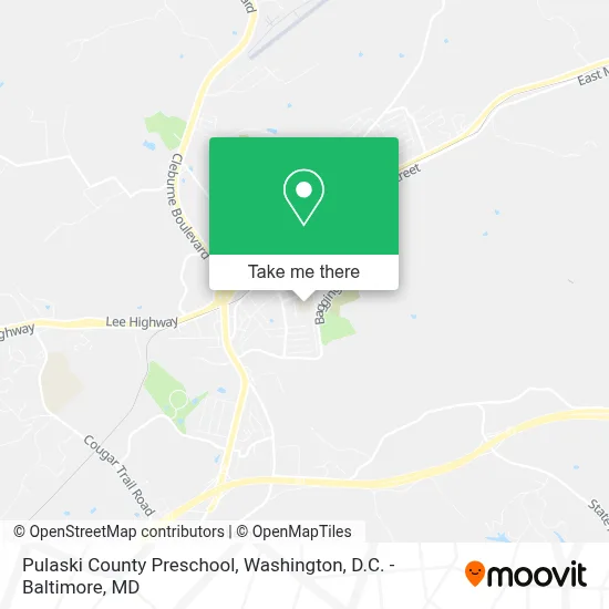 Pulaski County Preschool map