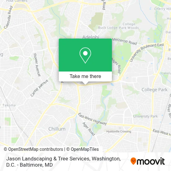 Jason Landscaping & Tree Services map