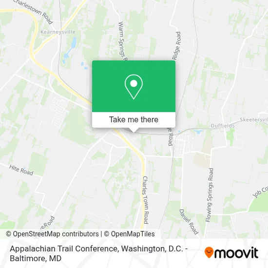 Appalachian Trail Conference map