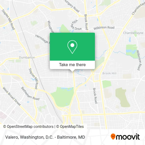Valero map