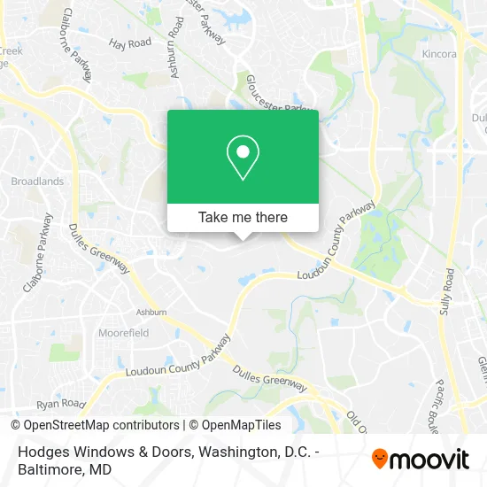 Hodges Windows & Doors map