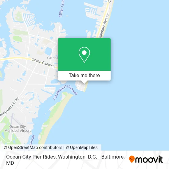 Ocean City Pier Rides map