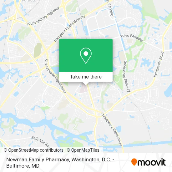 Newman Family Pharmacy map