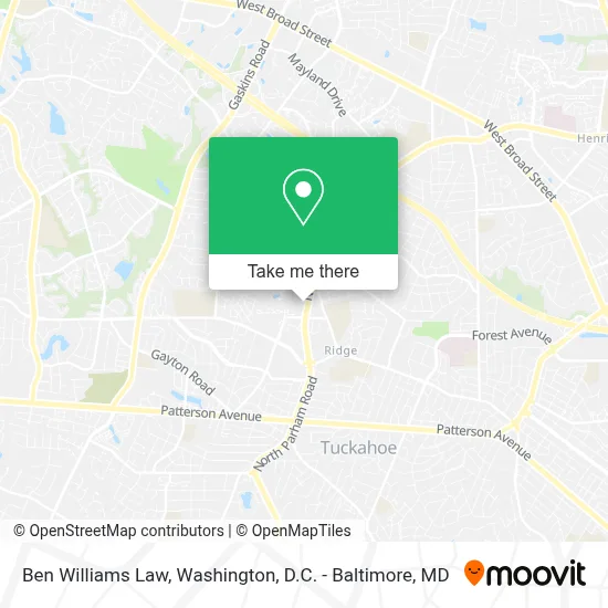 Ben Williams Law map