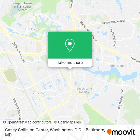 Casey Collision Center map