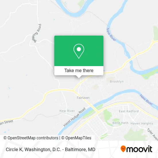 Circle K map