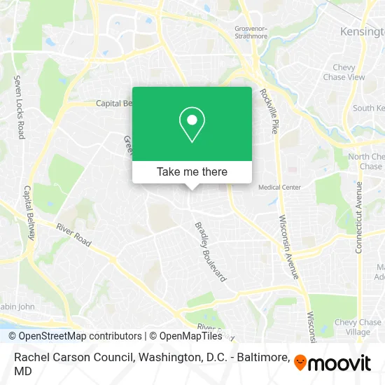 Rachel Carson Council map