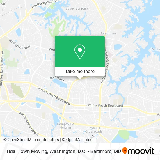 Tidal Town Moving map