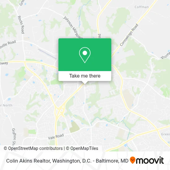 Colin Akins Realtor map