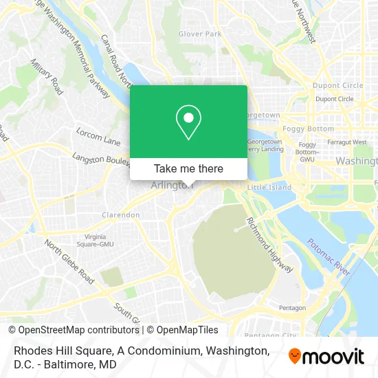 Rhodes Hill Square, A Condominium map