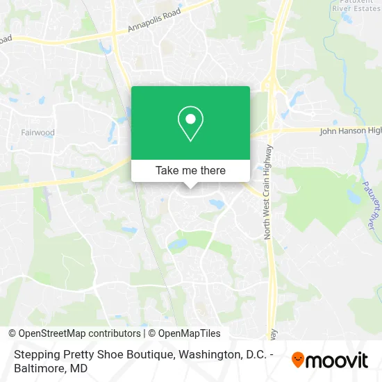 Stepping Pretty Shoe Boutique map