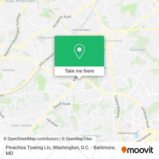 Pinachos Towing Llc map