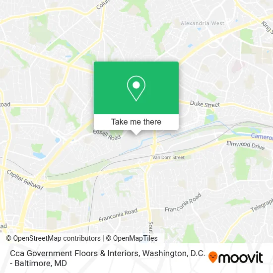 Cca Government Floors & Interiors map