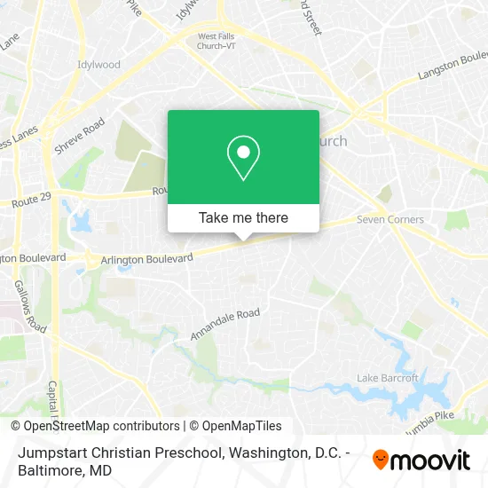 Jumpstart Christian Preschool map