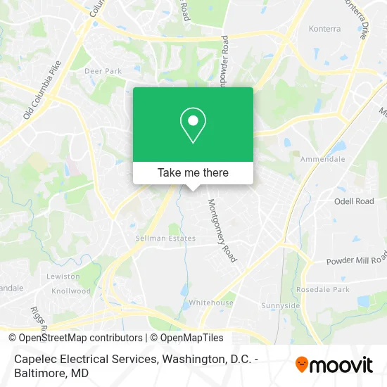 Capelec Electrical Services map